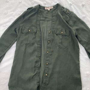 Olive green blouse